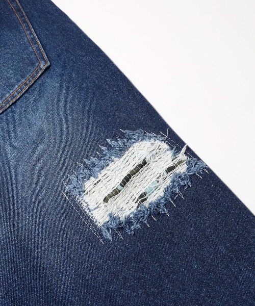 XLARGE(エクストララージ)の「DISTRESSED DENIM PANTS(デニムパンツ・メンズ・ブラック/インディゴブルー・34inch/36inch/32inch/30inch)」の15枚目の写真