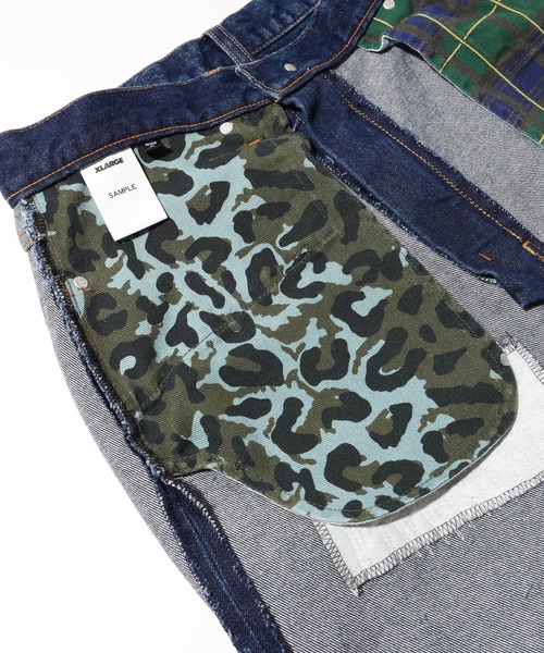 XLARGE(エクストララージ)の「DISTRESSED DENIM PANTS(デニムパンツ・メンズ・ブラック/インディゴブルー・34inch/36inch/32inch/30inch)」の19枚目の写真