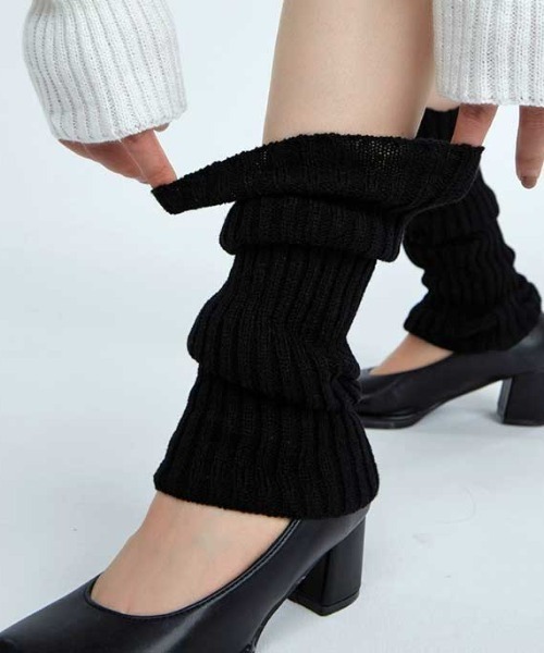 Vipoa（ヴィポア）の「ベーシックレッグウォーマー（レッグウォーマー・レディース・ホワイト/ライトグレー/グレー/ブラック・FREE）」の6枚目の写真