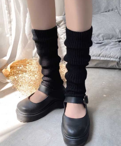 Vipoa（ヴィポア）の「ベーシックレッグウォーマー（レッグウォーマー・レディース・ホワイト/ライトグレー/グレー/ブラック・FREE）」の9枚目の写真