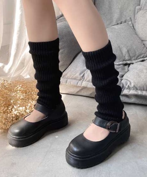 Vipoa（ヴィポア）の「ベーシックレッグウォーマー（レッグウォーマー・レディース・ホワイト/ライトグレー/グレー/ブラック・FREE）」の10枚目の写真