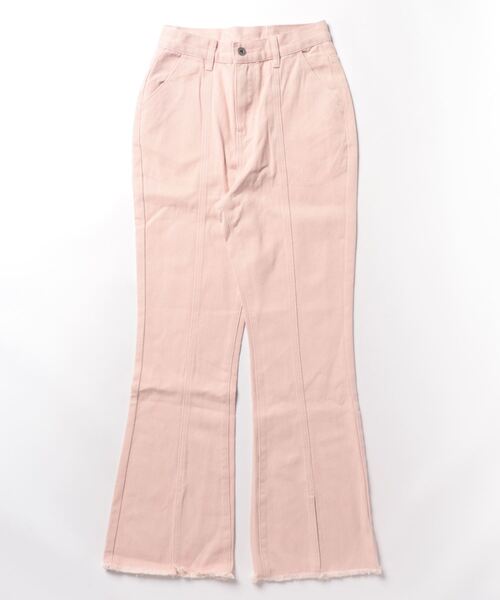 aimoha（アイモハ）の「バックレースアップせみフレアデニムパンツ（デニムパンツ・レディース・ブルー/ピンク/ブラック・MEDIUM/X-LARGE/SMALL/LARGE）」の20枚目の写真