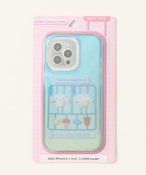 sanrio（サンリオ）の「sanrio/サンリオキャラクターズ　iPhone 15 Pro対応ソフトケース（スマホケース/カバー・レディース・ブルー/パープル/ピンク・ONE SIZE）」の7枚目の写真