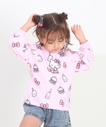 BABYDOLL（ベビードール）の「サンリオ モチーフ 総柄 ロングTシャツ 8758K（Tシャツ/カットソー・キッズ）」