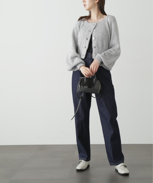 FREE'S MART（フリーズマート）の「◇ラメシャギーニットカーディガン（ニット/セーター・レディース・ピンク/ミント/グレー・FREE）」の15枚目の写真