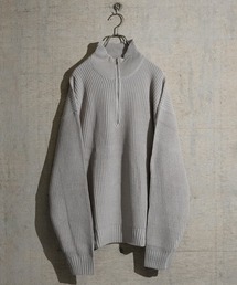 JOHN'S CLOSET | 【i】畦編み ハーフジッププルオーバーニット(ニット/セーター)