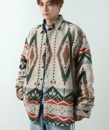 improves | 総柄 シャツジャケット(その他アウター)