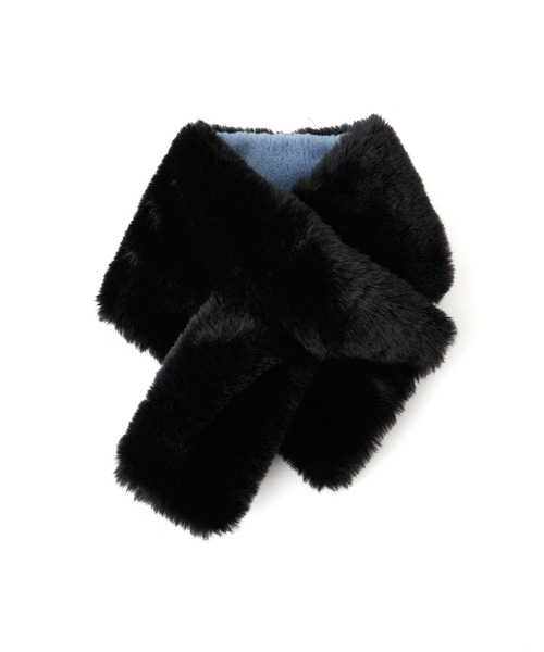 Casselini（キャセリーニ）の「Casselini(キャセリーニ)リバーシブルティペット（マフラー・レディース・アニマル/アイボリー/チャコール/ピンク/ブラック/グレー/ブラウン・FREE）」の12枚目の写真