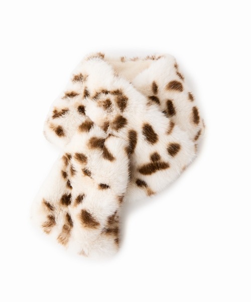 Casselini（キャセリーニ）の「Casselini(キャセリーニ)リバーシブルティペット（マフラー・レディース・アニマル/アイボリー/チャコール/ピンク/ブラック/グレー/ブラウン・FREE）」の13枚目の写真