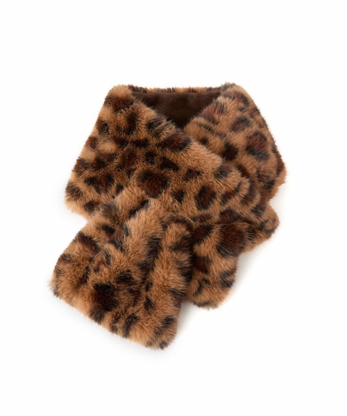 Casselini（キャセリーニ）の「Casselini(キャセリーニ)リバーシブルティペット（マフラー・レディース・アニマル/アイボリー/チャコール/ピンク/ブラック/グレー/ブラウン・FREE）」の15枚目の写真