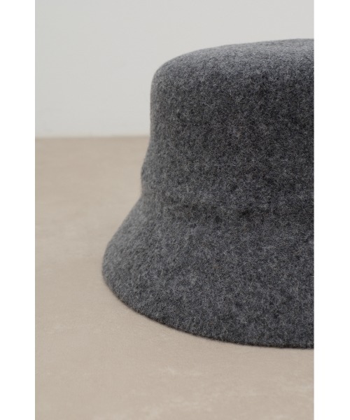 AZUL by moussy（アズールバイマウジー）の「ウールライクバケットハット（ハット・レディース・ブラック/グレー・FREE）」の13枚目の写真