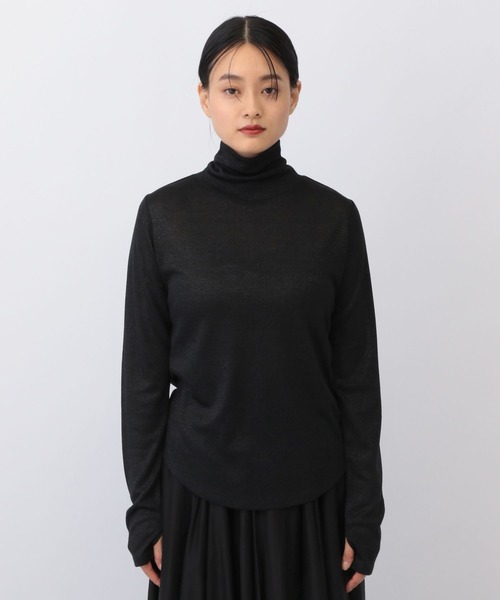 A part by（アパートバイ）の「ラメタートル_長袖（Tシャツ/カットソー・レディース・アイボリー/ブラック/グレー系その他/ライトブルー・FREE）」の10枚目の写真