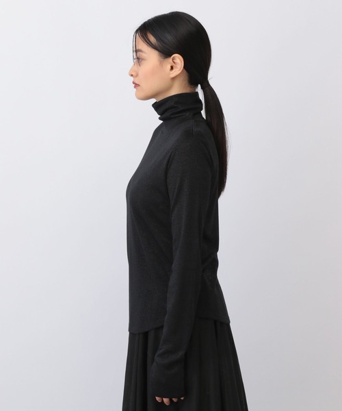 A part by（アパートバイ）の「ラメタートル_長袖（Tシャツ/カットソー・レディース・アイボリー/ブラック/グレー系その他/ライトブルー・FREE）」の11枚目の写真