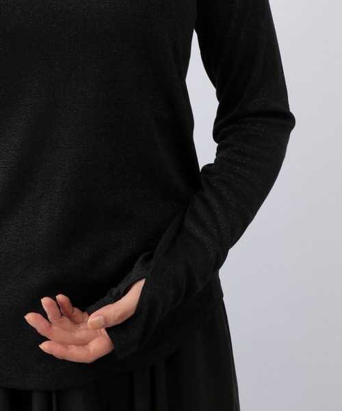 A part by（アパートバイ）の「ラメタートル_長袖（Tシャツ/カットソー・レディース・アイボリー/ブラック/グレー系その他/ライトブルー・FREE）」の15枚目の写真