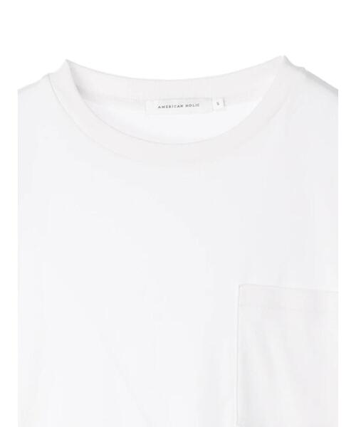 AMERICAN HOLIC（アメリカンホリック）の「ポケット付きスクエアカットチュニック（チュニック・レディース・オフホワイト・S/M/L）」の11枚目の写真