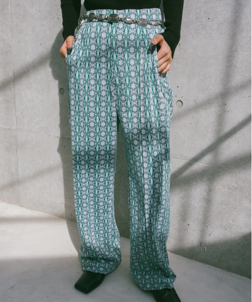 sahara（サハラ）の「Knit Jacquard Pants（その他パンツ）」 - WEAR