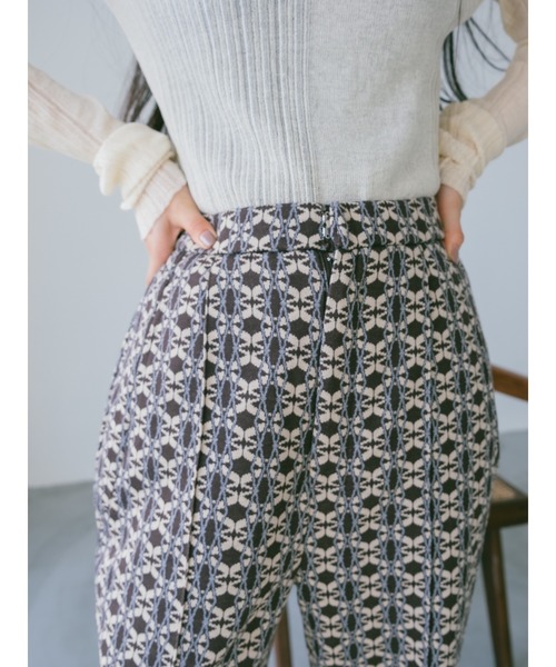 sahara（サハラ）の「Knit Jacquard Pants（その他パンツ）」 - WEAR