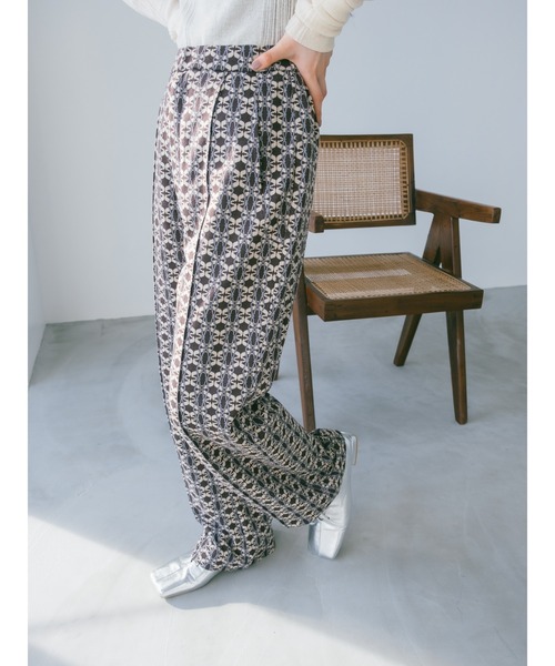 sahara（サハラ）の「Knit Jacquard Pants（その他パンツ）」 - WEAR