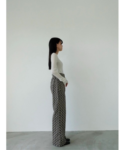 sahara（サハラ）の「Knit Jacquard Pants（その他パンツ）」 - WEAR