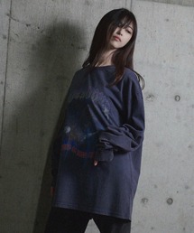 SILVER BULLET | 『CavariA/キャバリア』ハードグラフィック加工長袖Tシャツ(Tシャツ/カットソー)