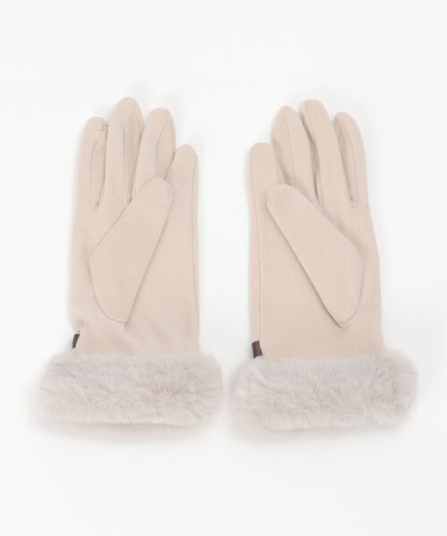 LBC(エルビーシー)の「フェイクファーベルトグローブ(手袋・レディース・ブラウン/ベージュ/ブラック・FREE)」の11枚目の写真