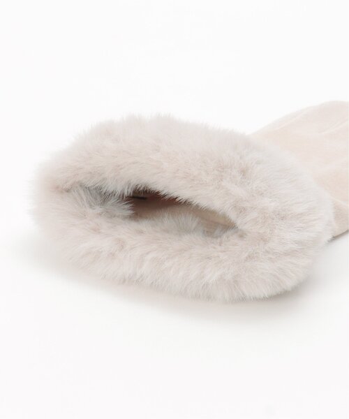 LBC(エルビーシー)の「フェイクファーベルトグローブ(手袋・レディース・ブラウン/ベージュ/ブラック・FREE)」の15枚目の写真