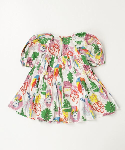 STELLA McCARTNEY(ステラマッカートニー)の「STELLA McCARTNEY (ステラマッカートニー) Kids & Junior 総柄半袖ワンピース(ワンピース・キッズ・アイボリー・16Y/14Y/2Y/4Y/5Y/6Y/8Y/10Y/12Y)」の2枚目の写真