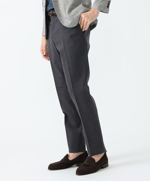 BEAMS HEART / トロピカルウール ノープリーツ スラックス 24SS(マシンウォッシャブル)