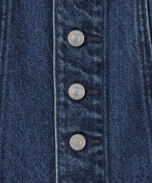 LOWRYS FARM(ローリーズファーム)の「デニムマエボタンスカート 993722(スカート・キッズ・ブルー/ブラック・150cm/120cm/110cm/130cm/140cm)」の9枚目の写真