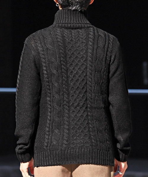セール】アクリルケーブルタートルネックニット（ニット/セーター
