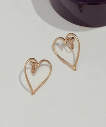 GOLDY（ゴールディ）の「【GOLDY】ワイド ハート ライン イヤリング / 2230705 CS-2311（イヤリング・レディース）」