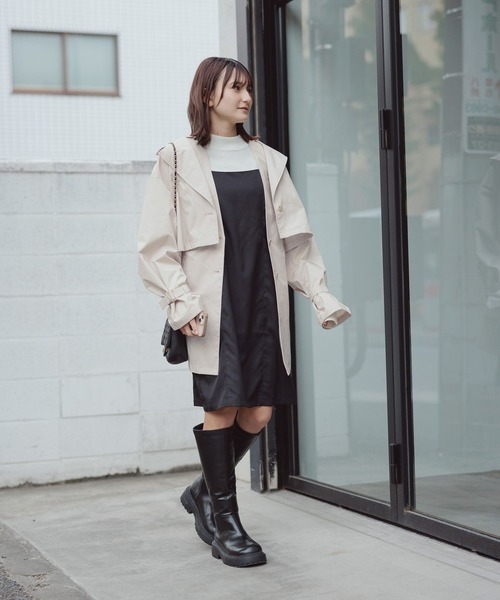 GLOBAL WORK（グローバルワーク）の「撥水3WAYトレンチコート/AND YUA ANY/994927（トレンチコート・キッズ・アイボリー/ベージュ・150cm/160cm）」の6枚目の写真