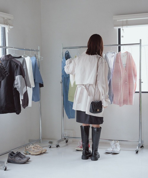 GLOBAL WORK（グローバルワーク）の「撥水3WAYトレンチコート/AND YUA ANY/994927（トレンチコート・キッズ・アイボリー/ベージュ・150cm/160cm）」の11枚目の写真