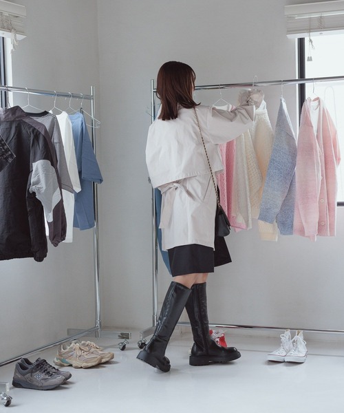 GLOBAL WORK（グローバルワーク）の「撥水3WAYトレンチコート/AND YUA ANY/994927（トレンチコート・キッズ・アイボリー/ベージュ・150cm/160cm）」の12枚目の写真