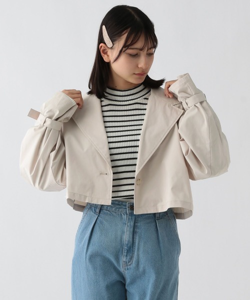 GLOBAL WORK（グローバルワーク）の「撥水3WAYトレンチコート/AND YUA ANY/994927（トレンチコート・キッズ・アイボリー/ベージュ・150cm/160cm）」の19枚目の写真