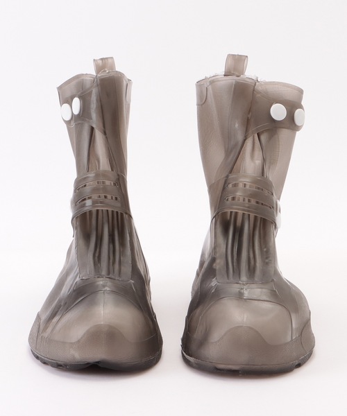 Lace Ladies（レースレディース）の「ダブル スナップ ハイカット レイン シューズ カバー（シューズ小物/雑貨・レディース・ブラック/ホワイト・23/24/ 25）」の4枚目の写真