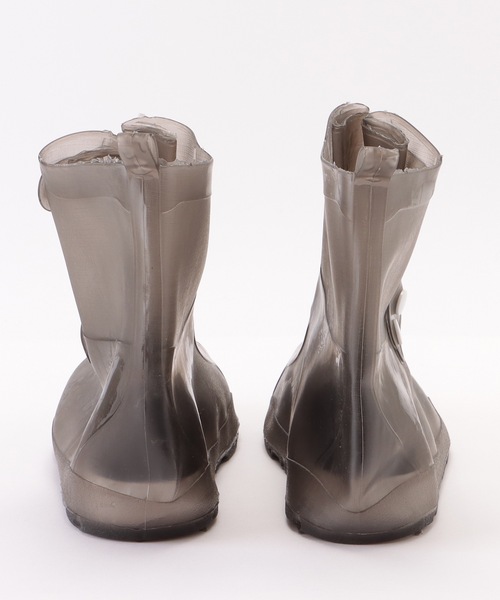 Lace Ladies（レースレディース）の「ダブル スナップ ハイカット レイン シューズ カバー（シューズ小物/雑貨・レディース・ブラック/ホワイト・23/24/ 25）」の5枚目の写真