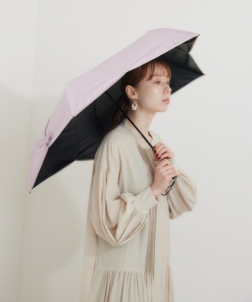 美品☆バイラビット　夏物6点　160サイズ セール】becouse バイカラーパイピングミニ はなびら晴雨兼用傘