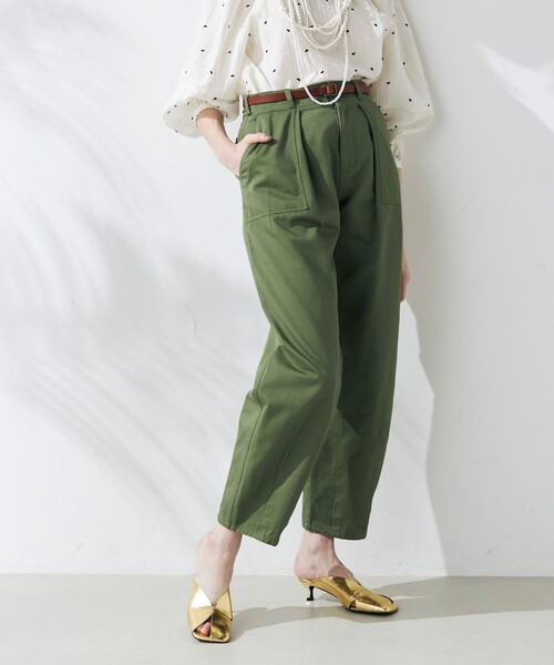 fredy emue(フレディエミュ)の「カーブベイカーパンツ(その他パンツ・レディース・カーキ・36/38)」の11枚目の写真