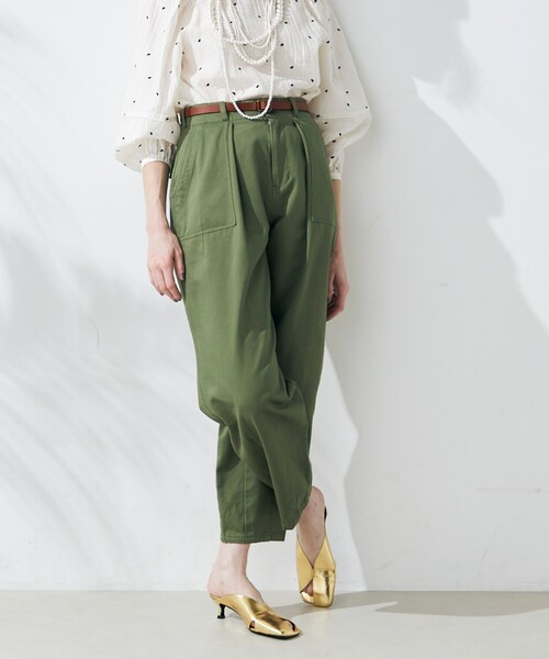 fredy emue(フレディエミュ)の「カーブベイカーパンツ(その他パンツ・レディース・カーキ・36/38)」の3枚目の写真