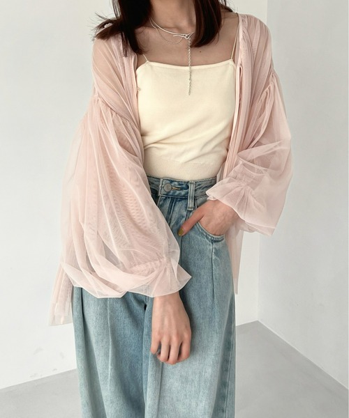 Diagram ダイアグラム チュールトップス ブラウス 2way Diagram