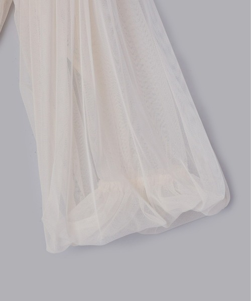 Olu.（オルドット）の「2wayパフチュールトップス（シャツ/ブラウス・レディース・ピンク/ダークグレー/アイボリー・FREE）」の11枚目の写真