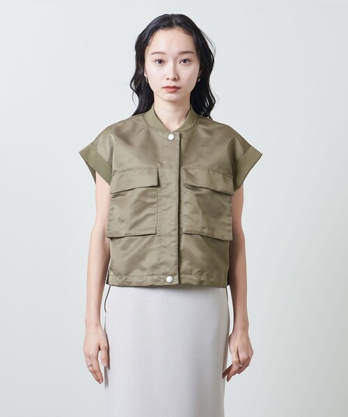 MARW UNITED ARROWS MA-1 ベスト オリーブ MARW UNITED ARROWS（マルゥ ユナイテッドアローズ）の「＜MARW