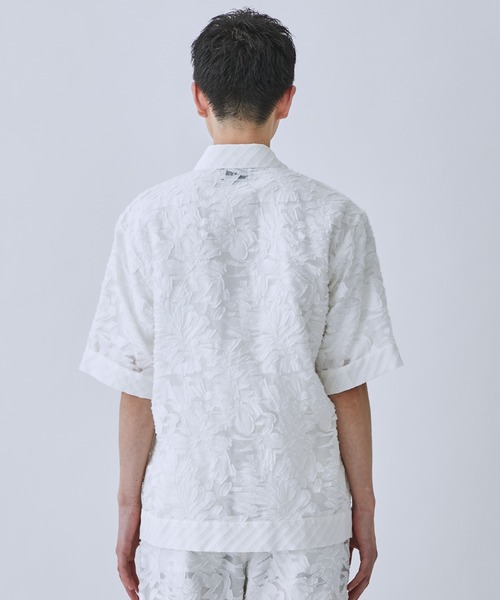 TAAKK(ターク)の「【TAAKK/ターク】JACQUARD SHIRTS(シャツ/ブラウス・メンズ・ブラック/ホワイト・2/3)」の6枚目の写真