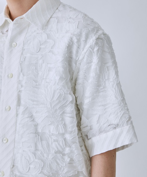 TAAKK(ターク)の「【TAAKK/ターク】JACQUARD SHIRTS(シャツ/ブラウス・メンズ・ブラック/ホワイト・2/3)」の8枚目の写真