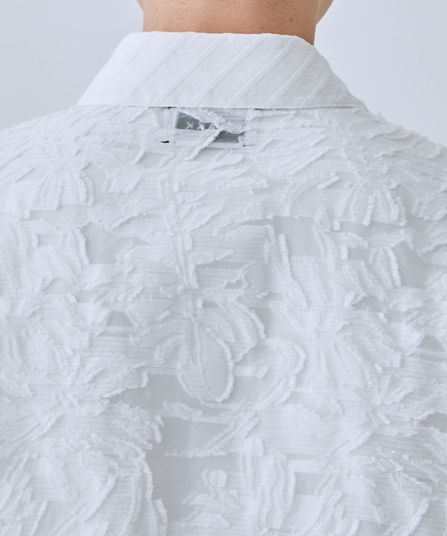TAAKK(ターク)の「【TAAKK/ターク】JACQUARD SHIRTS(シャツ/ブラウス・メンズ・ブラック/ホワイト・2/3)」の11枚目の写真