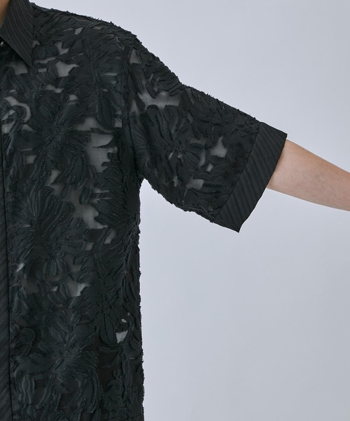 TAAKK(ターク)の「【TAAKK/ターク】JACQUARD SHIRTS(シャツ/ブラウス・メンズ・ブラック/ホワイト・2/3)」の20枚目の写真