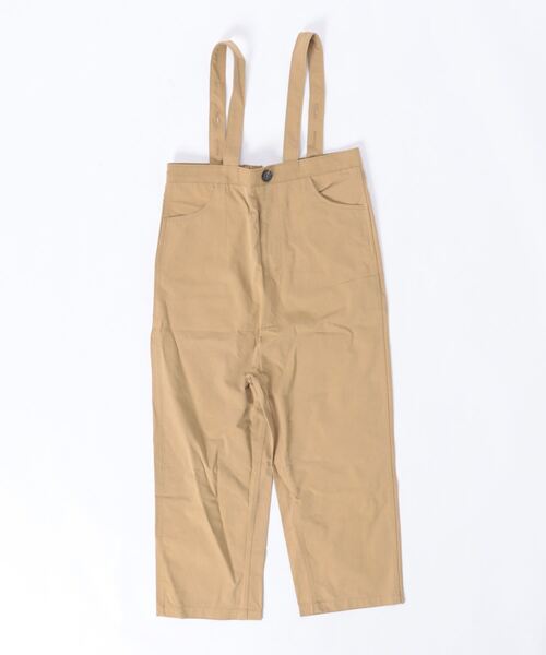 NEEDLE WORKS（ニードルワークス）の「ギャバサロペットパンツ（サロペット/オーバーオール・キッズ・ブラック/ベージュ・150cm/130cm/140cm）」の4枚目の写真