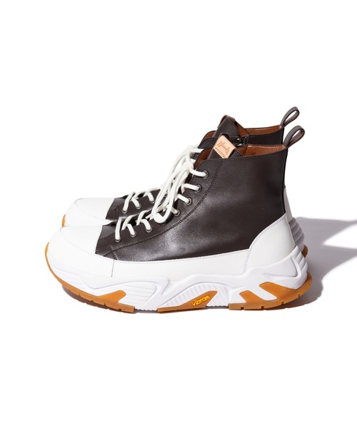 glamb（グラム）の「Combination Sole Sneakers / コンビネーションソールスニーカー（スニーカー・メンズ・ブラウン/ブラック・0/1/2/3）」の12枚目の写真