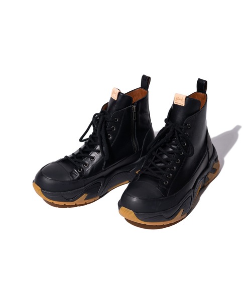 glamb（グラム）の「Combination Sole Sneakers / コンビネーションソールスニーカー（スニーカー・メンズ・ブラウン/ブラック・0/1/2/3）」の9枚目の写真